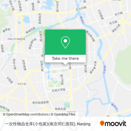 一次性物品仓库(小包装)(南京同仁医院) map