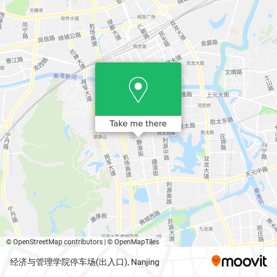 经济与管理学院停车场(出入口) map