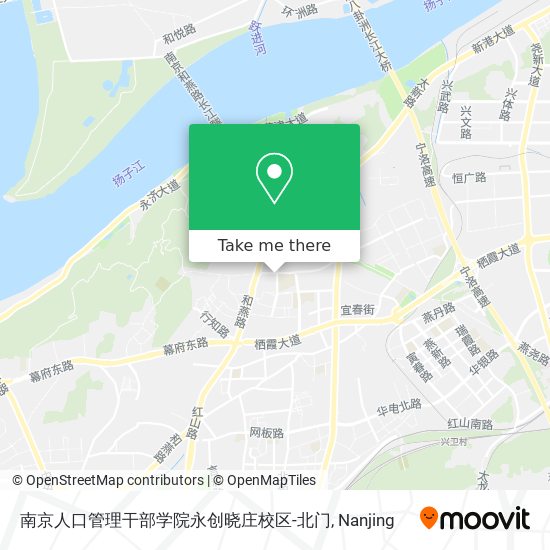 南京人口管理干部学院永创晓庄校区-北门 map