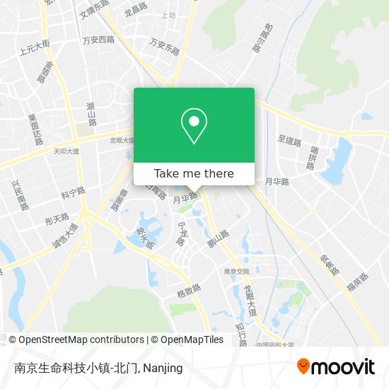 南京生命科技小镇-北门 map