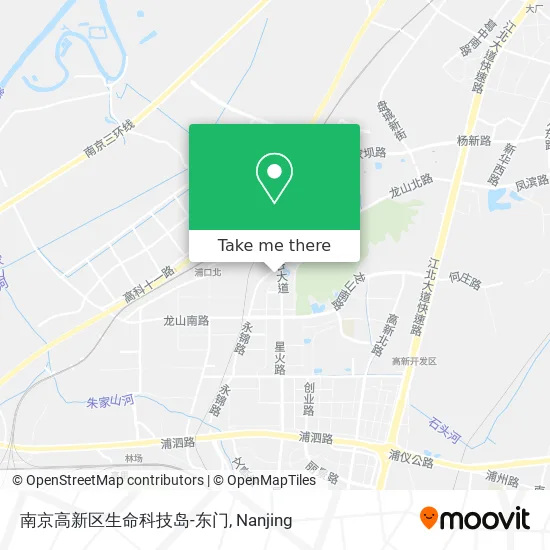 南京高新区生命科技岛-东门 map