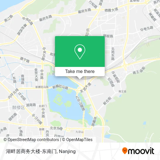 湖畔居商务大楼-东南门 map