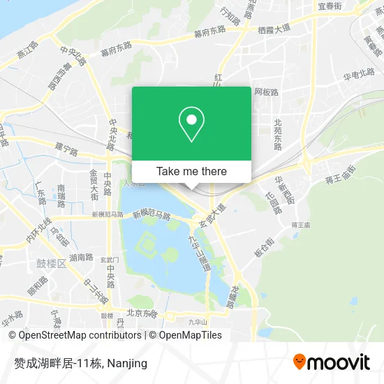 赞成湖畔居-11栋 map