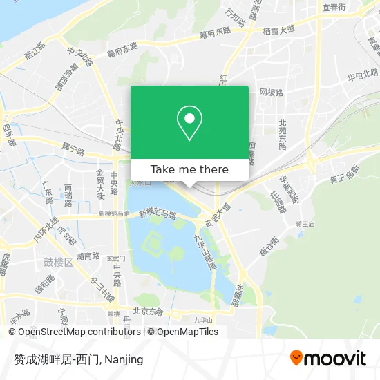 赞成湖畔居-西门 map