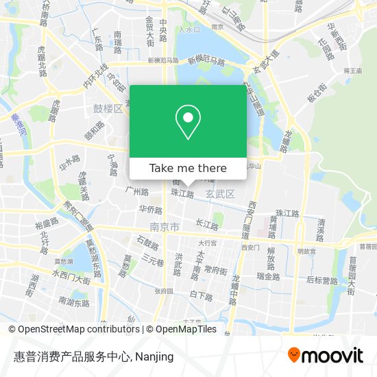 惠普消费产品服务中心 map
