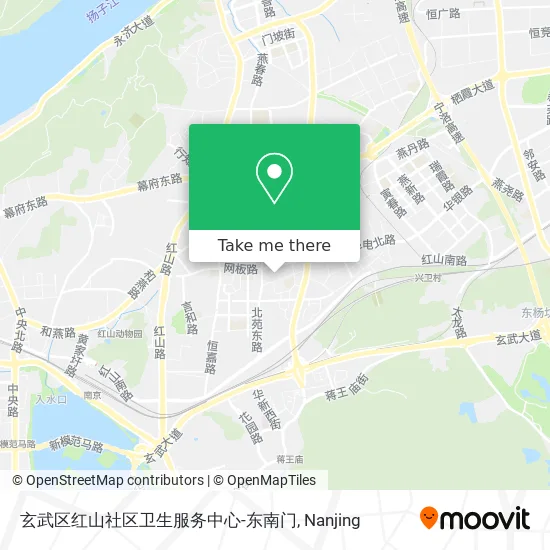 玄武区红山社区卫生服务中心-东南门 map