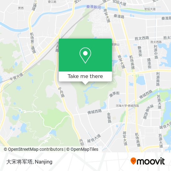 大宋将军塔 map
