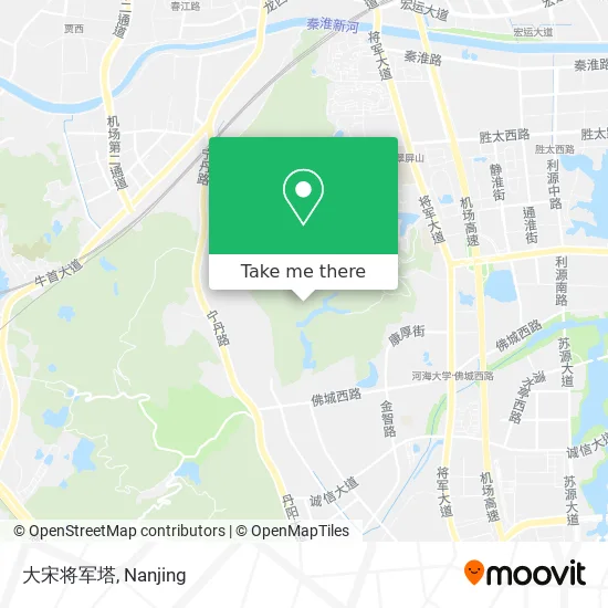 大宋将军塔 map