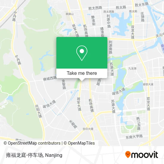 雍福龙庭-停车场 map