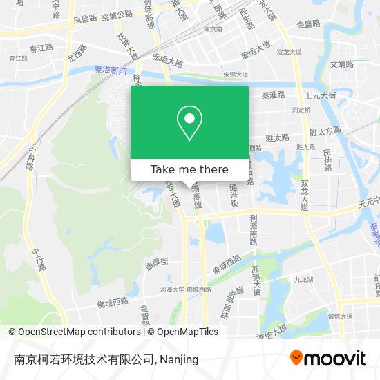 南京柯若环境技术有限公司 map