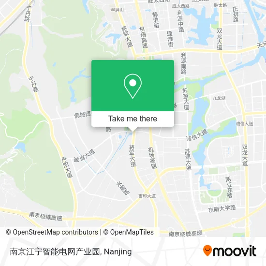 南京江宁智能电网产业园 map