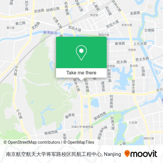 南京航空航天大学将军路校区民航工程中心 map