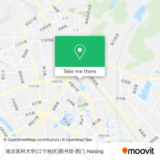 南京医科大学(江宁校区)图书馆-西门 map