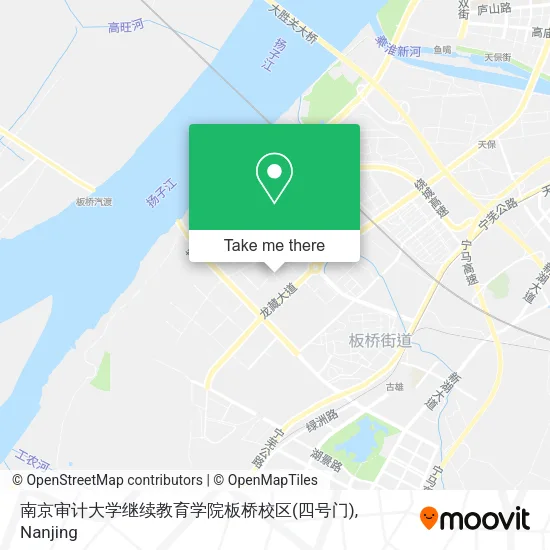 南京审计大学继续教育学院板桥校区(四号门) map