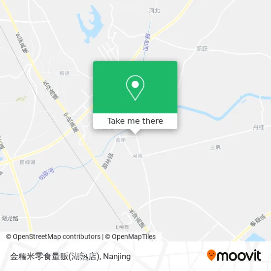 金糯米零食量贩(湖熟店) map