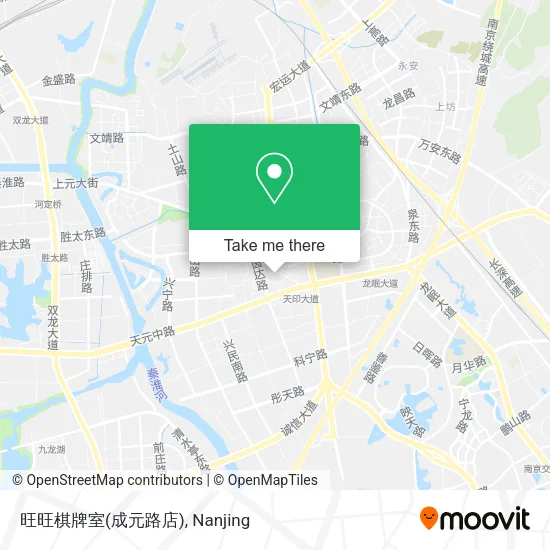 旺旺棋牌室(成元路店) map