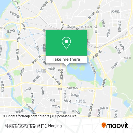 环湖路/玄武门路(路口) map