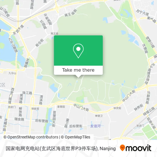 国家电网充电站(玄武区海底世界P3停车场) map