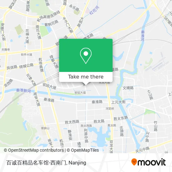 百诚百精品名车馆-西南门 map