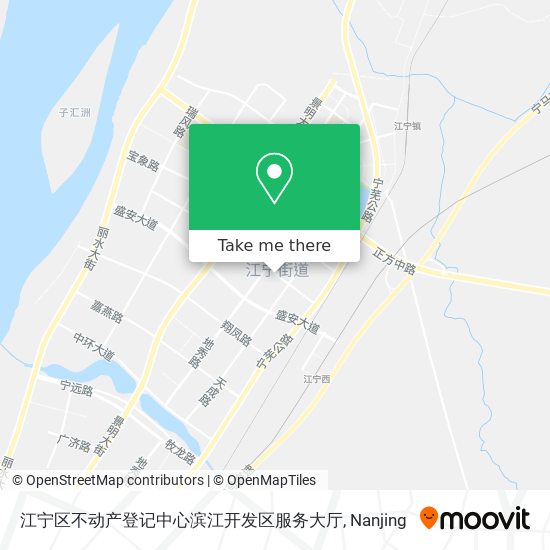江宁区不动产登记中心滨江开发区服务大厅 map