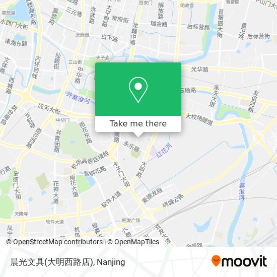 晨光文具(大明西路店) map