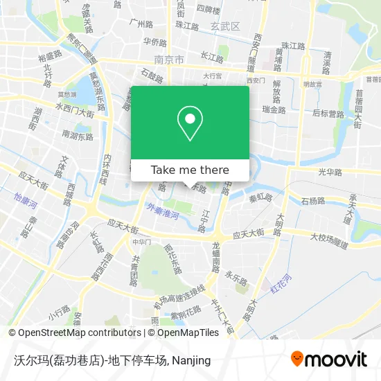 沃尔玛(磊功巷店)-地下停车场 map