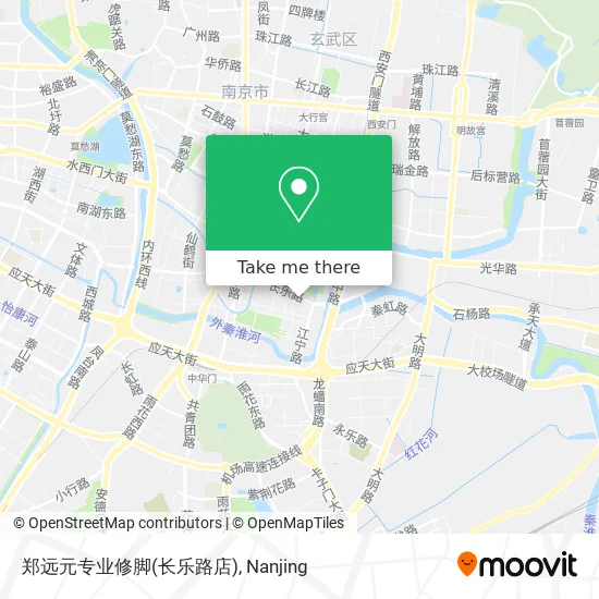郑远元专业修脚(长乐路店) map