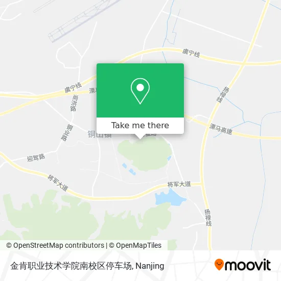 金肯职业技术学院南校区停车场 map