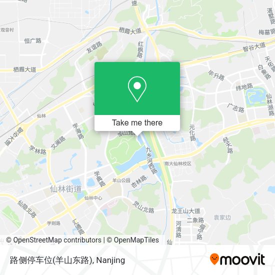 路侧停车位(羊山东路) map