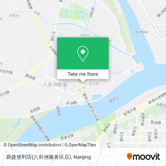 易捷便利店(八卦洲服务区店) map
