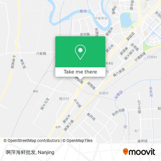 啊萍海鲜批发 map