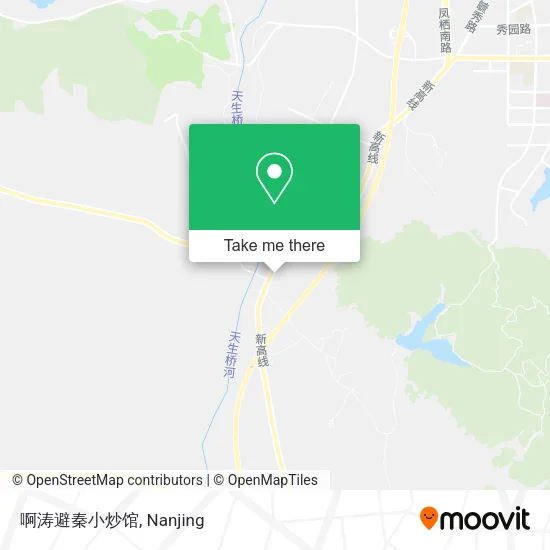 啊涛避秦小炒馆 map