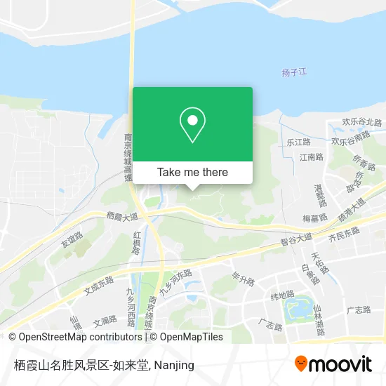 栖霞山名胜风景区-如来堂 map