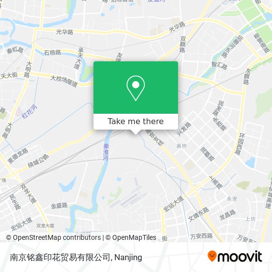 南京铭鑫印花贸易有限公司 map