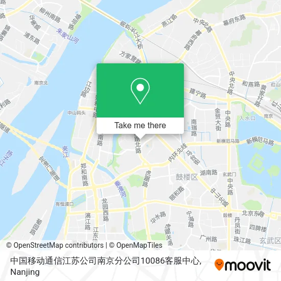 中国移动通信江苏公司南京分公司10086客服中心 map