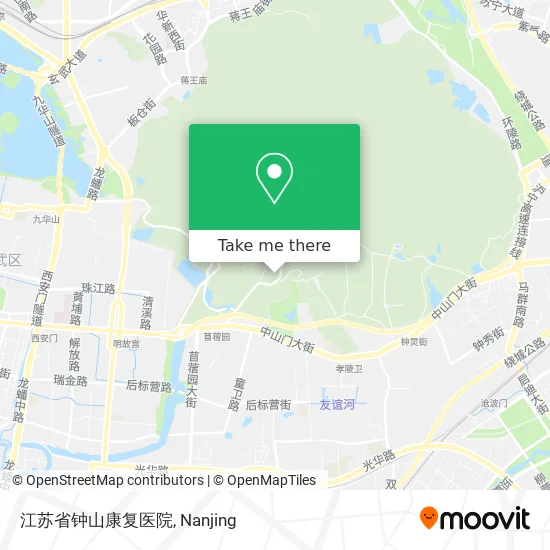 江苏省钟山康复医院 map