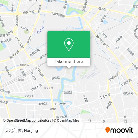 天地门窗 map