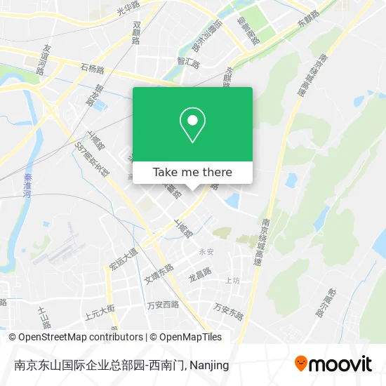 南京东山国际企业总部园-西南门 map