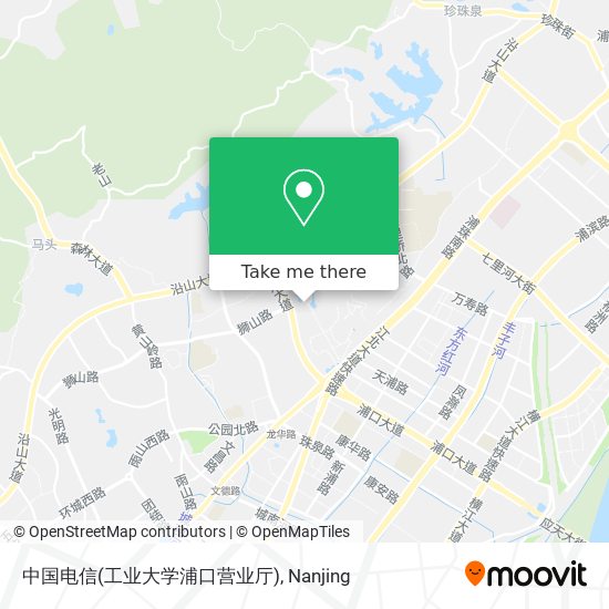 中国电信(工业大学浦口营业厅) map