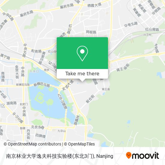 南京林业大学逸夫科技实验楼(东北3门) map