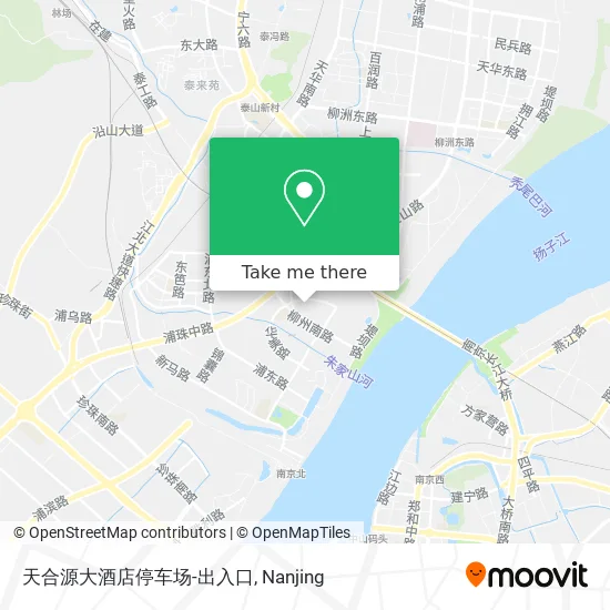 天合源大酒店停车场-出入口 map