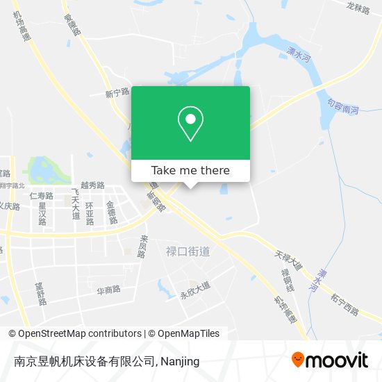 南京昱帆机床设备有限公司 map