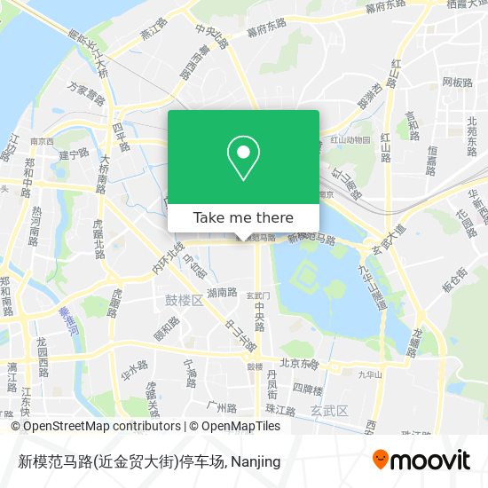 新模范马路(近金贸大街)停车场 map