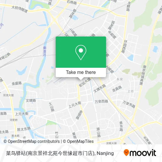 菜鸟驿站(南京景祥北苑今世缘超市门店) map