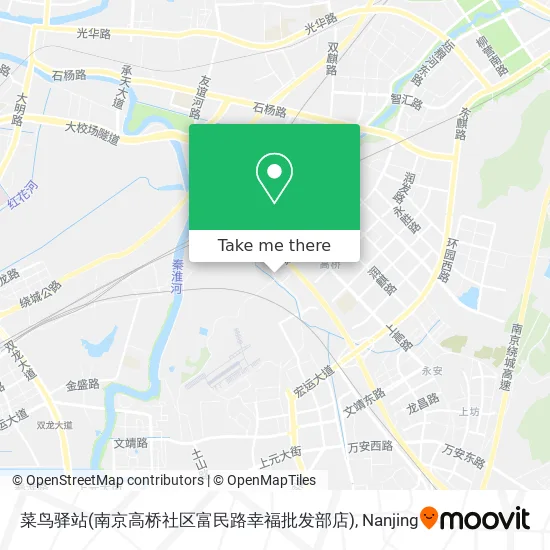 菜鸟驿站(南京高桥社区富民路幸福批发部店) map