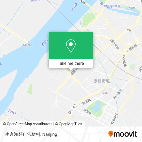 南京鸿碧广告材料 map