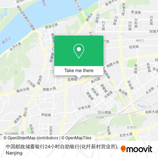 中国邮政储蓄银行24小时自助银行(化纤新村营业所) map