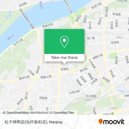 松子烤鸭店(化纤新村店) map