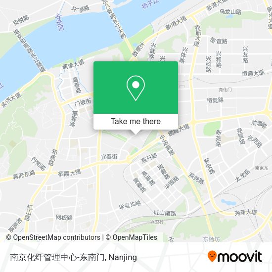 南京化纤管理中心-东南门 map