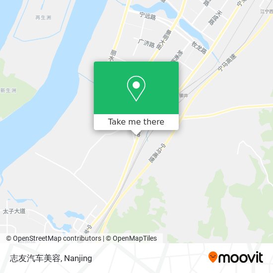 志友汽车美容 map